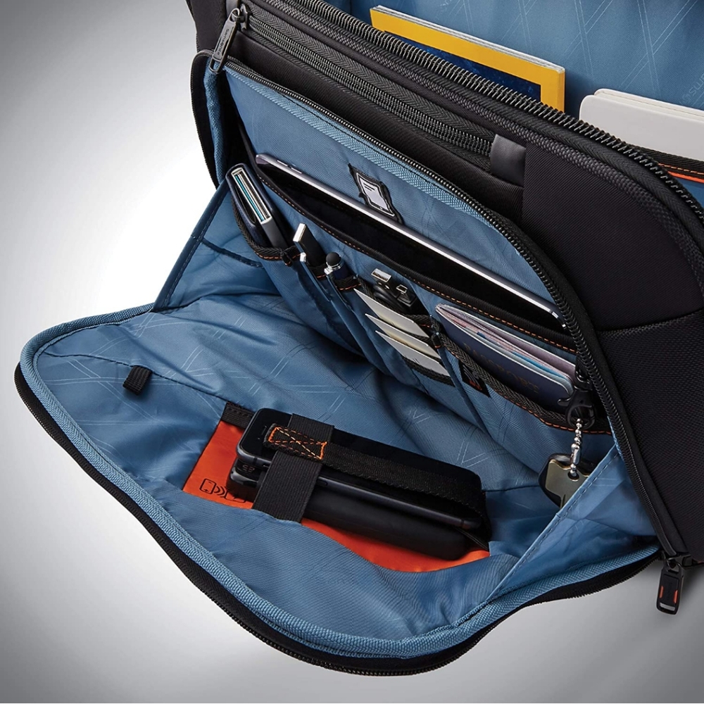 Samsonite Pro Upright Mobile Office, Black, One Size - Picture 7 of 16